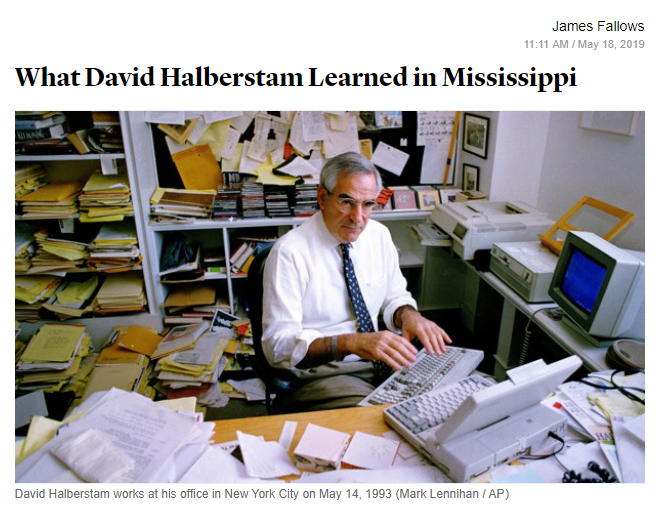 The Atlantic, Our Towns, What David Halberstam Learned in Mississippi